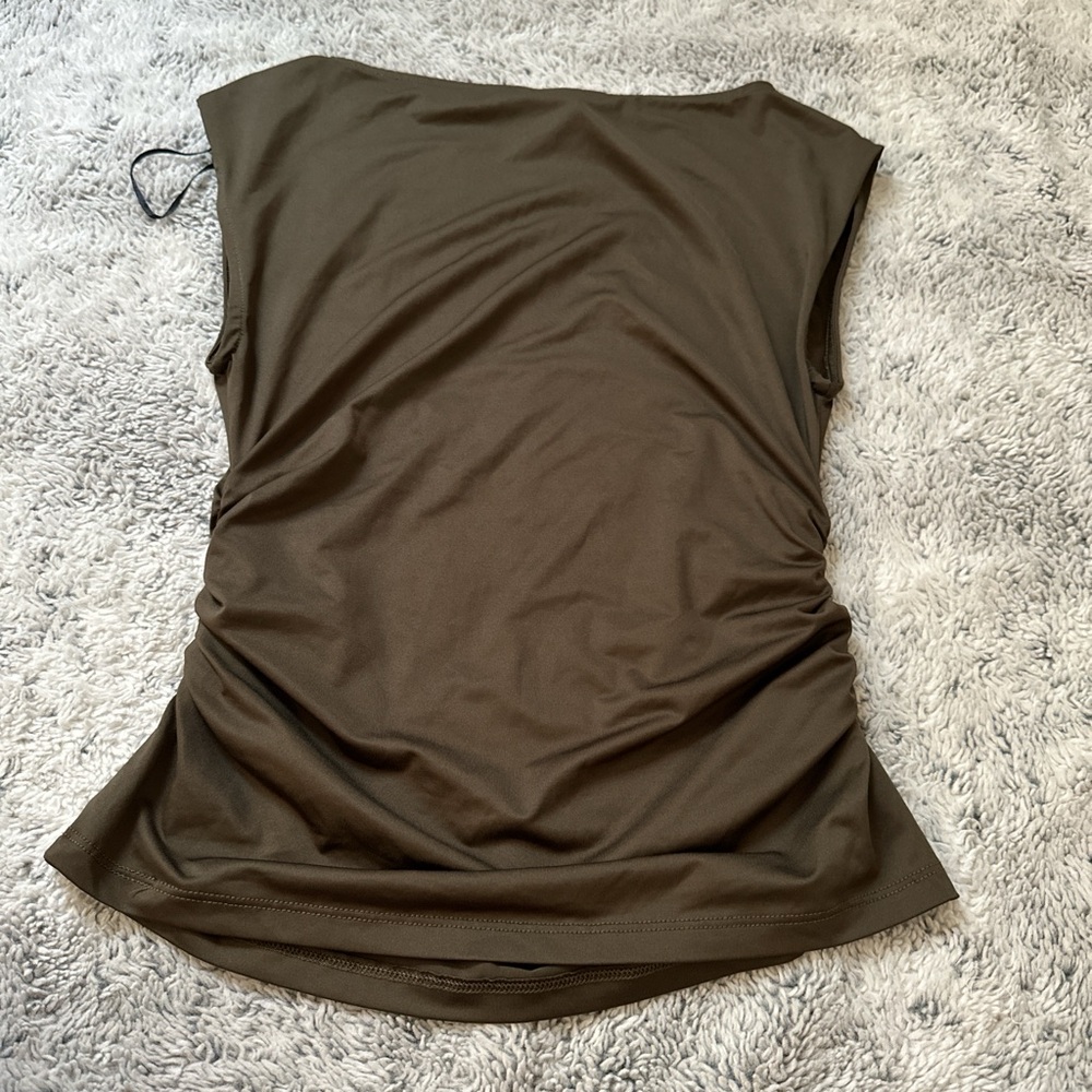 H&M Khaki Sleeveless Tank Top